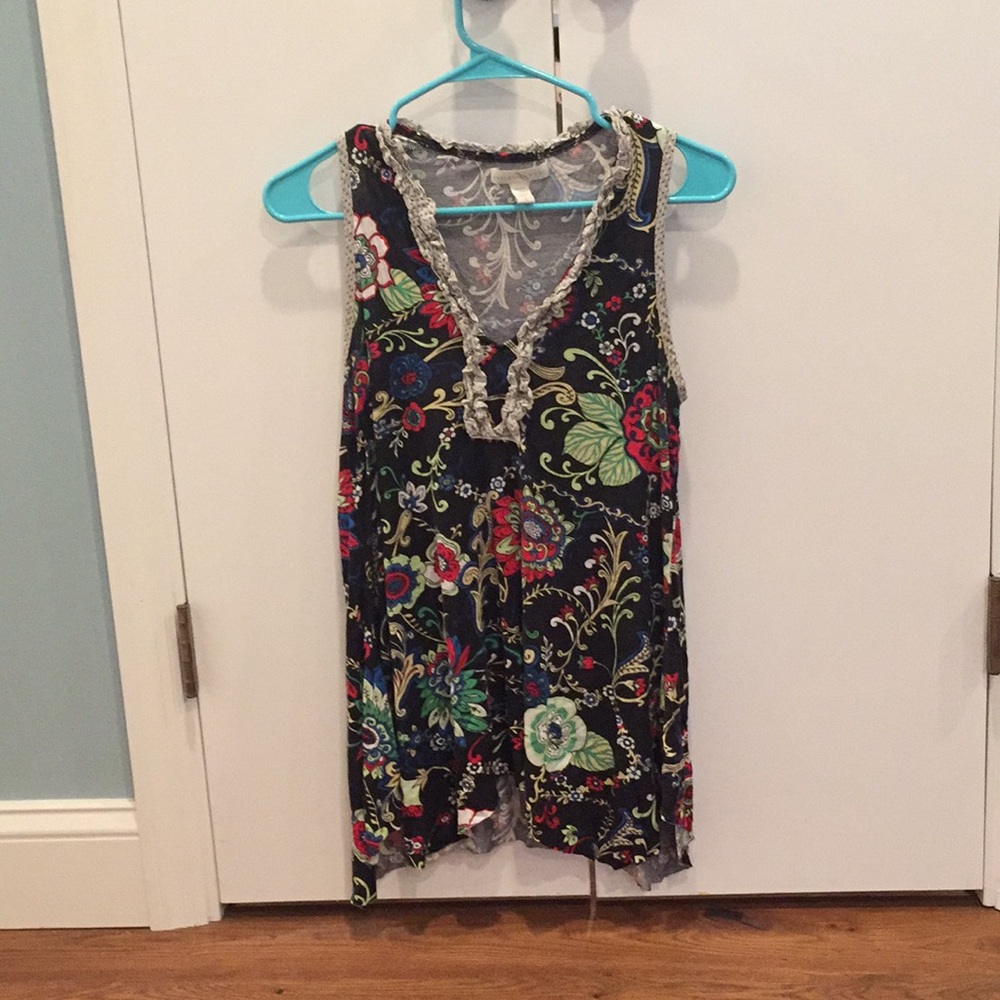 Anthropologie flowy tank
